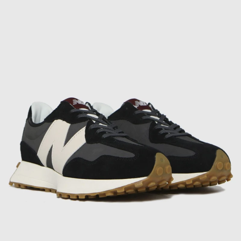 Image of New Balance 327 trainers in Black UK 4 (EU 36 ½ )