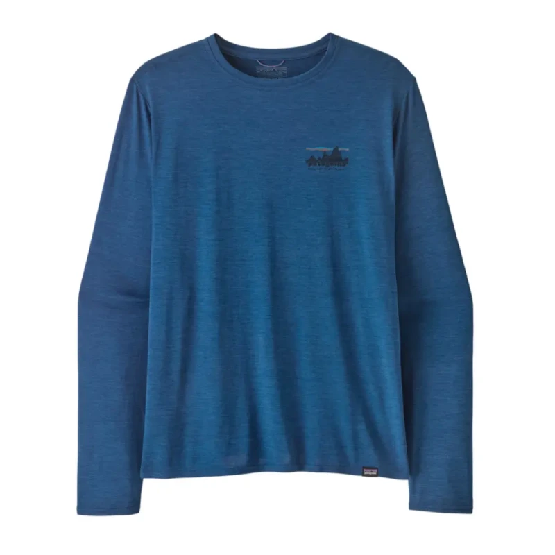 Image of Long sleeve T-Shirt Patagonia Cap Cool Daily Graphic Bleu Male M