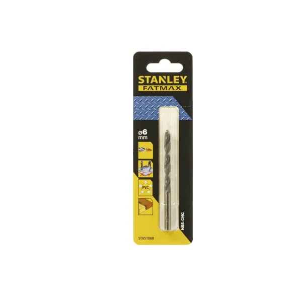 image of Stanley Fatmax Bullet Metal Drill Bit 6mm - STA51068-QZ