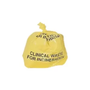Image of Slingsby 80L Yellow Clinical Waste Bag