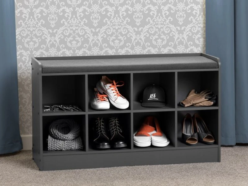 Image of Seconique Portland Grey Shoe Bench
