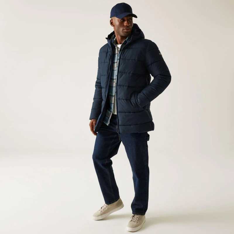 Image of Regatta Regatta Men Lakiver' Padded Jacket in Mid Navy Size: 3X-Large Mid Navy XXXL Male 5063019775289