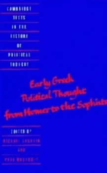 Image of Early Greek Political Thought from Homer to the Sophists by Michael Gagarin Paperback