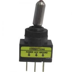 Image of SCI R13 61L2 ILLUMINATED RED Car Toggle Switch 20A Onoff