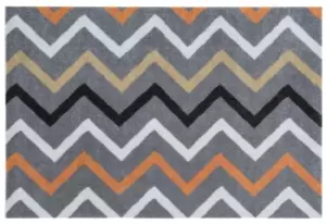 Image of Recylon Multi Chevon Heavy Duty Mat, 120Cm X 67Cm