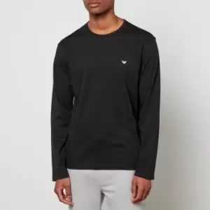 Image of Emporio Armani Mens Pure Cotton T-Shirt - Black - L