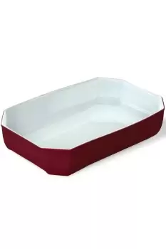 image of Geometric Rectangular Roaster Red