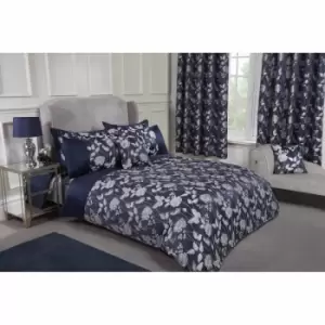 Image of Emma Barclay Butterfly Meadow Duvet Set Double Bed Navy