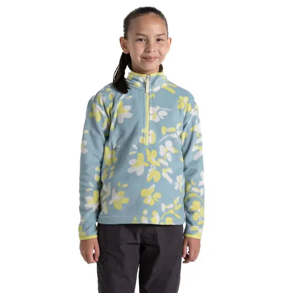 Image of Craghoppers Girls Bachas Half Zip Fleece Jacket 7-8 years - Chest 24.75-26.5' (63-67cm)
