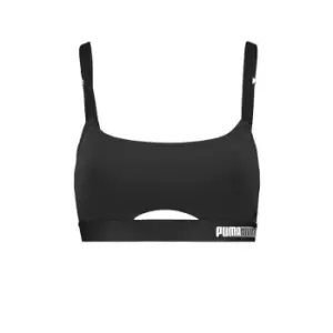 Image of Puma Padded Sporty Top Womens - Black