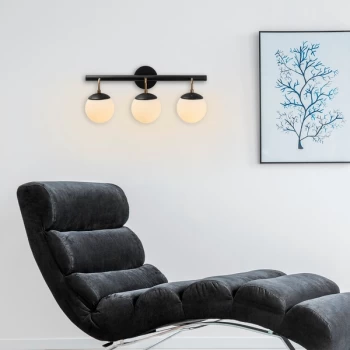 Image of Gondol - 3031 Black White Wall Lamp