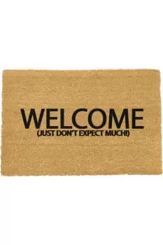 Image of Welcome Don't Expect Much Doormat