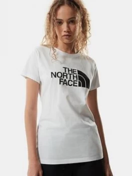 Image of The North Face Short Sleeve Easy T-Shirt - White, Size L, Women