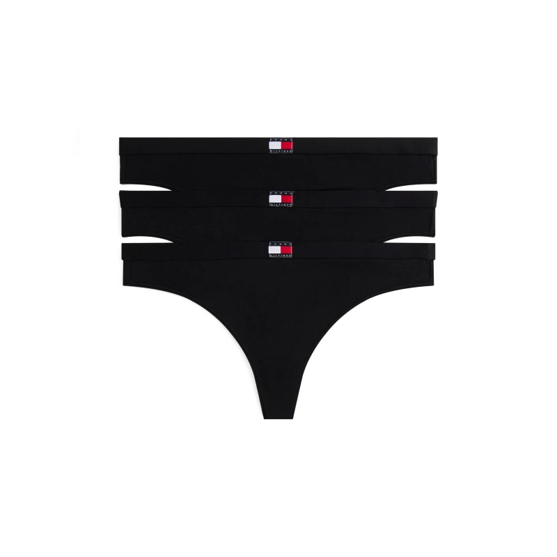 Image of Tommy Hilfiger Womens Thongs Blck/Blck/Blck female 10 (S)