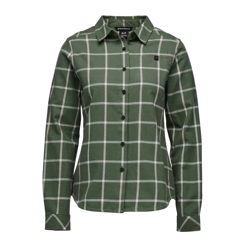 Image of Womens flannel shirt Black Diamond Serenity Vert Female XL
