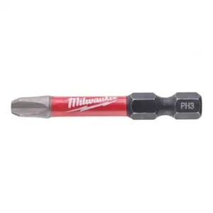 image of Milwaukee Power Tools SHOCKWAVE Impact Duty Bit PH3 x 50mm