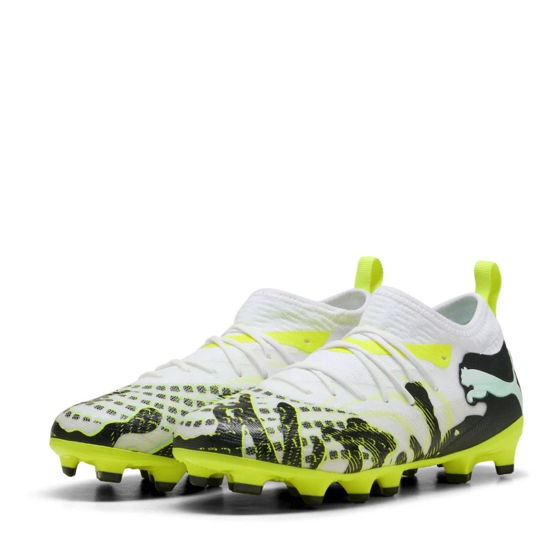 Image of Puma FUTURE 8 MATCH Childrens Artificial Ground Football Boots Mint/White male C12 (31)