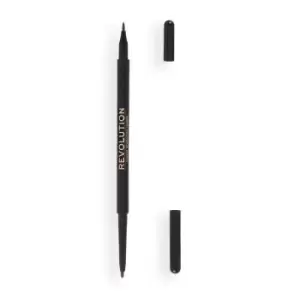 Image of Makeup Revolution Felt & Kohl Eyeliner Brown