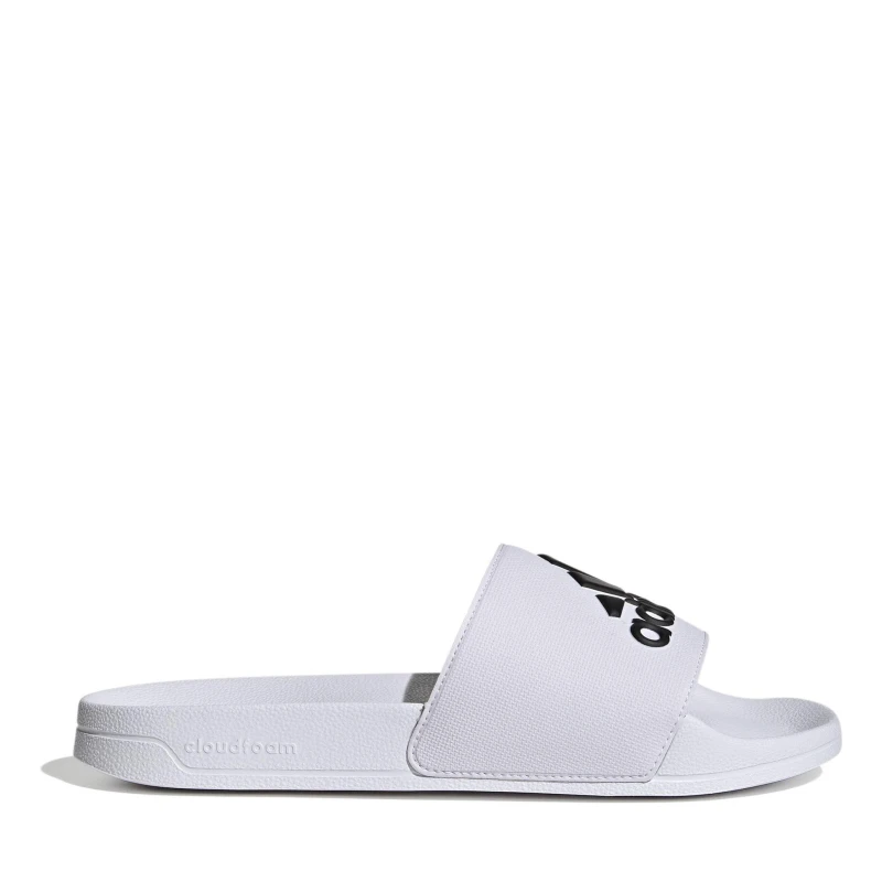 Image of adidas Adilette Shower Slides Unisex Cloud White / C unisex 12 (47.5)