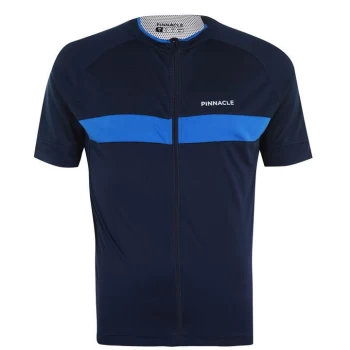 image of Pinnacle Race Short Sleeve Cycling Jersey Mens - Navy