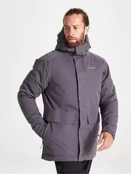Image of Craghoppers Lorton Thermic Hooded Jacket, Grey Size XL Men