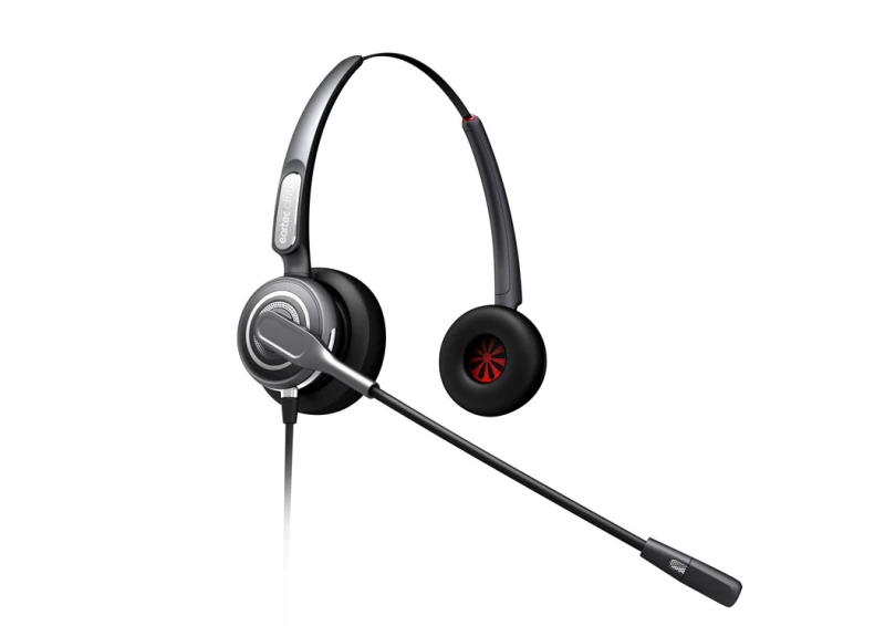 Image of Eartec 710D Headset Wired Head-band Office/Call center Black
