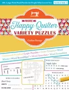 Image of more happy quilter variety puzzles 60 large print word puzzles for people w