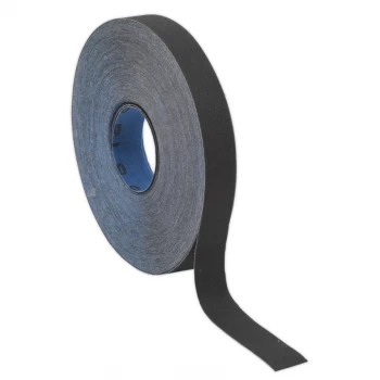 Image of Sealey ER2525150 Emery Roll Blue Twill 25mm x 25mtr 150Grit