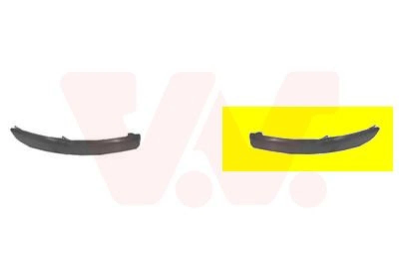 Image of VAN WEZEL Bumper cover VAN WEZEL 5431581