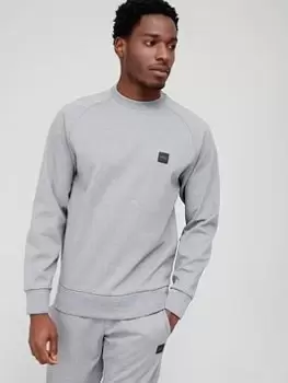Image of BOSS Stadler Sweatshirt - Silver Size M Men