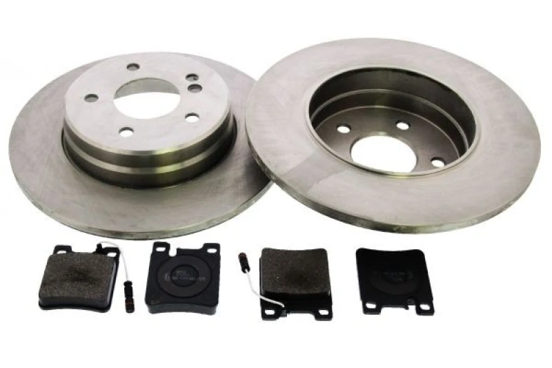 Image of MAPCO 47916 Brake disc and pads set Rear Axle, Brake Disc Type: solid, excl. wear warning contact Brake Set,disc brakes (3405)