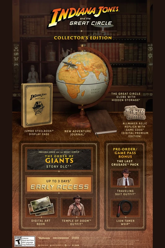 Image of Indiana Jones and the Great Circle Collectors Edition Xbox Series X Game