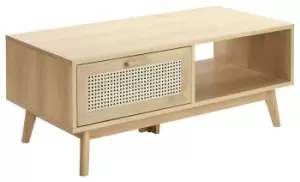 Image of Java 1 Drawer Coffee Table - Oak