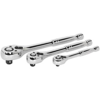 Image of Sealey AK6672 3 Piece Ratchet Wrench Set