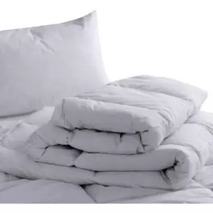 Image of Hotel Duck Plain Duvet (Double) (White) - Belledorm