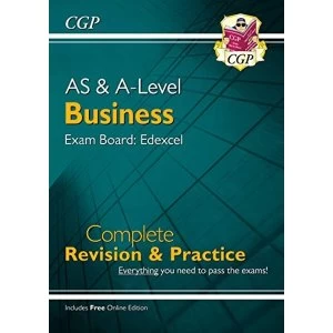 Image of New AS and A-Level Business: Edexcel Complete Revision & Practice with Online Edition Paperback / softback 2019
