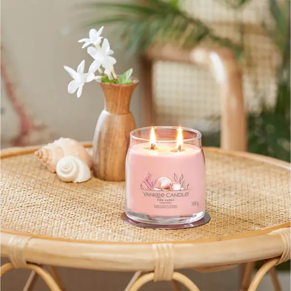 Image of Yankee Candle Pink Cherry & Vanilla Scented Candle 368g