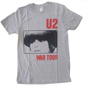 Image of U2 - War Tour Unisex Large T-Shirt - Grey