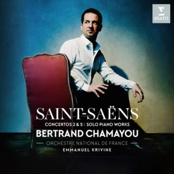 Image of Saint-Saens Concertos 2 & 5/Solo Piano Works by Camille Saint-Saens CD Album