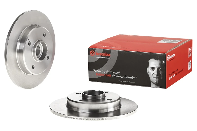 Image of BREMBO Brake disc BREMBO 08.D205.17