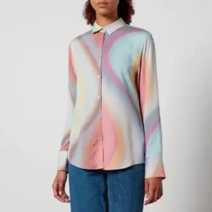 Image of Paul Smith Spray Swirl Twill Shirt - IT 40/UK 8