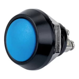 image of R-TECH 524572 12mm IP65 Vandal Resistant Switch SPST Off-On Blue B...