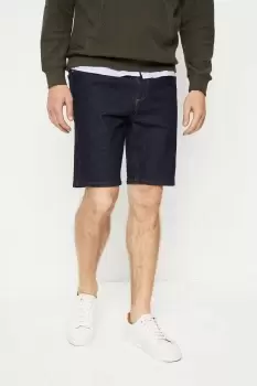 image of Mens Plus And Tall Dark Rinse Wash Denim Shorts