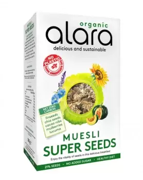 image of Alara Organic Super Seeds Muesli - 500g