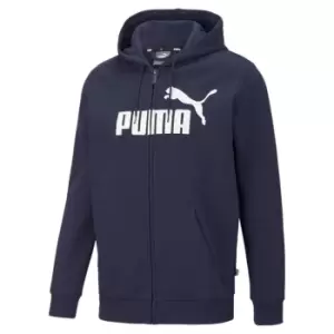 image of Puma No1 Zip Hoodie Mens - Blue