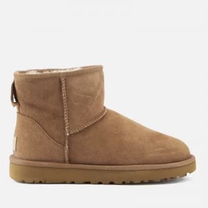 Image of UGG Womens Classic Mini II Sheepskin Boots - Chestnut - UK 3