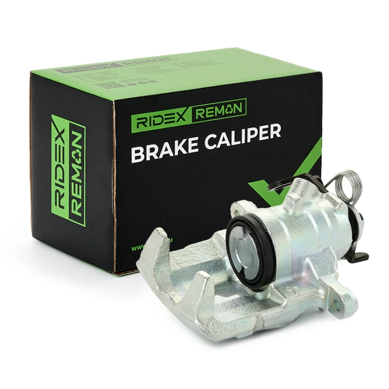 Image of RIDEX REMAN 78B0283R Brake caliper Rear Axle Grey Cast Iron, Cast Iron Brake Caliper (78)
