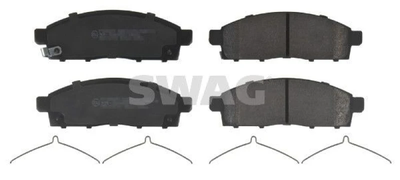 Image of Brake pad set SWAG 80 91 6624