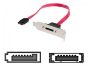 image of StarTech.com Low Profile SATA to eSATA Plate Adapter