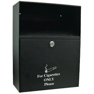 Image of Q-Connect Ash Bin Black 7 Litre KF04386